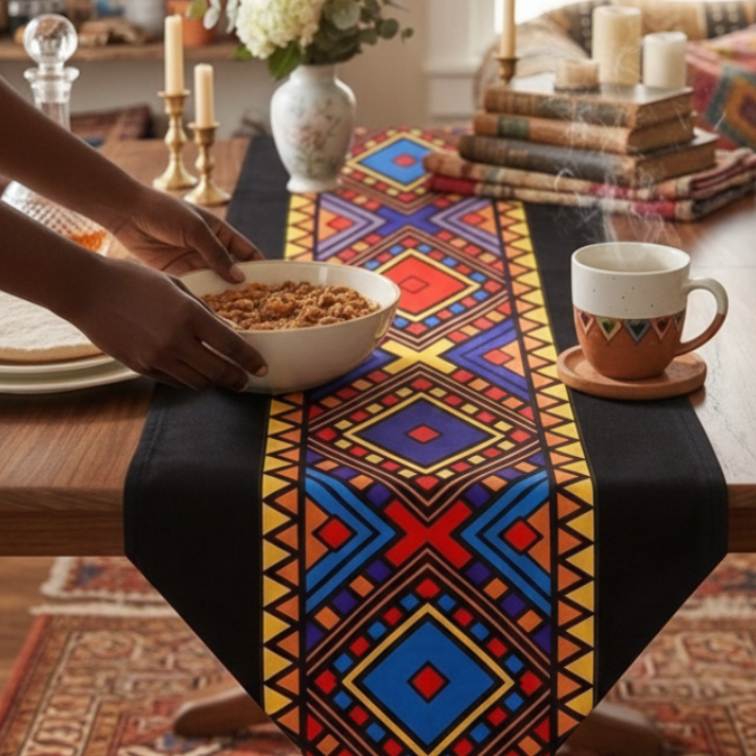 Table Runner-black