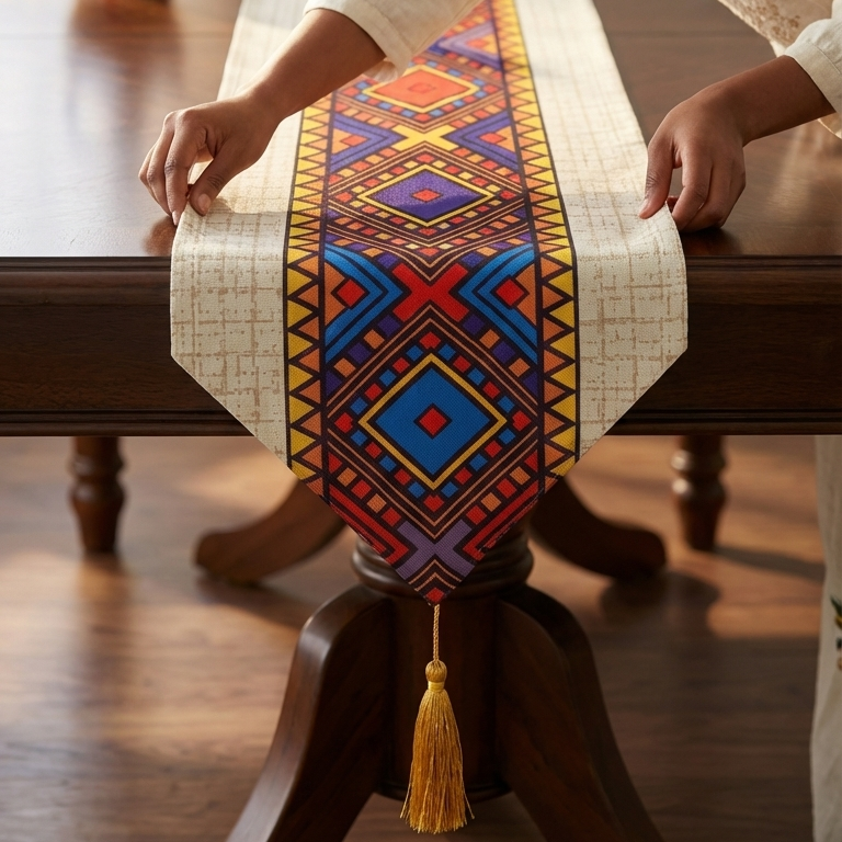 Table Runner-cream